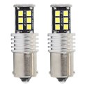 ŻARÓWKI LED CANBUS 2835 15SMD 1156 BA15S  P21W R10W R5W WHITE 12V 24V AMIO-01293