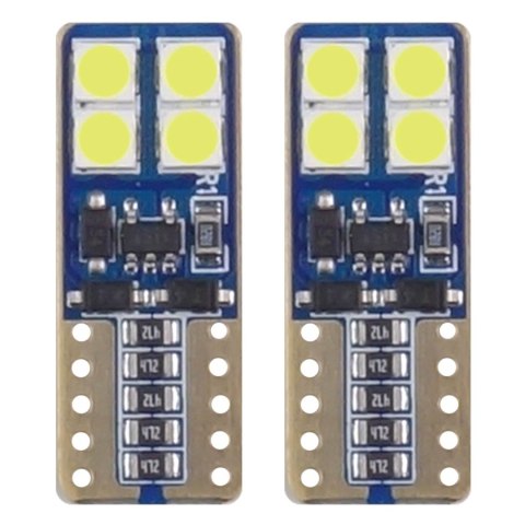 ŻARÓWKI LED CANBUS 8SMD 2835 T10E W5W WHITE 12V 24V AMIO-01635 ŻARÓWKI LED CANBUS 8SMD 2835 T10E W5W WHITE 12V 24V AMIO-01635