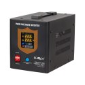 ZASILACZ AWARYJNY KEMOT PROSINUS-500  PRZETWORNICA Z CZYSTYM  PRZEBIEGIEM SINUSOIDALNYM I FUNKCJĄ ŁADOWANIA 12V 230V 500VA/300W - 