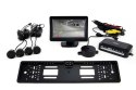ZESTAW CZUJNIKÓW TFT01 4,3" Z KAMERĄ CAM-402 LED 4 SENSORY CZARNE