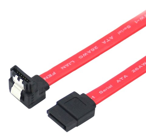 AK121D KABEL KĄTOWY SATA III 40 CM AK121D KABEL KĄTOWY SATA III 40 CM