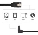 AK121D KABEL KĄTOWY SATA III 40 CM