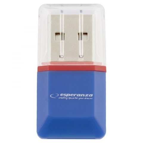 EA134B CZYTNIK KART MICRO SD USB NIEBIESKI ES PERANZA EA134B CZYTNIK KART MICRO SD USB NIEBIESKI ES PERANZA