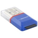 EA134B CZYTNIK KART MICRO SD USB NIEBIESKI ES PERANZA