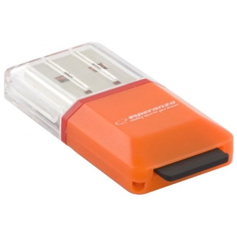 EA134O CZYTNIK KART MICRO SD USB POMARAŃCZOWY ES PERANZA EA134O CZYTNIK KART MICRO SD USB POMARAŃCZOWY ES PERANZA