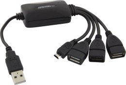 EA158 HUB USB 2.0 3  PORTY USB + 1  PORT MICRO USB ES PERANZA