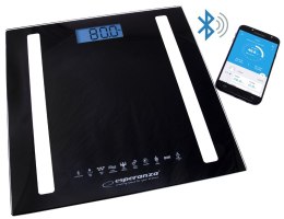 EBS016K WAGA ŁAZIENKOWA ANALITYCZNA CYFROWA 8W1 BLUETOOTH B.FIT CZARNA