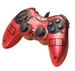 EGG105R GAME PAD PC USB FIGHTER CZERWONY ES PERANZA