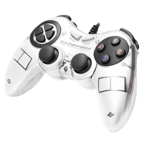 EGG105W GAME PAD PC USB FIGHTER BIAŁY ES PERANZA EGG105W GAME PAD PC USB FIGHTER BIAŁY ES PERANZA