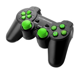 EGG107G GAME PAD PC/PS3 USB TROO PER CZARNO-ZIELONY ES PERANZA