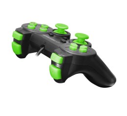 EGG107G GAME PAD PC/PS3 USB TROO PER CZARNO-ZIELONY ES PERANZA
