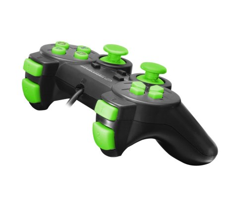 EGG107G GAME PAD PC/PS3 USB TROO PER CZARNO-ZIELONY ES PERANZA EGG107G GAME PAD PC/PS3 USB TROO PER CZARNO-ZIELONY ES PERANZA