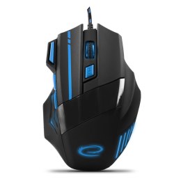 EGM201B MYSZ  PRZEWODOWA DLA GRACZY 7D O PTYCZNA USB MX201 WOLF NIEBIESKA