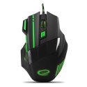 EGM201G MYSZ  PRZEWODOWA DLA GRACZY 7D O PTYCZNA USB MX201 WOLF ZIELONA