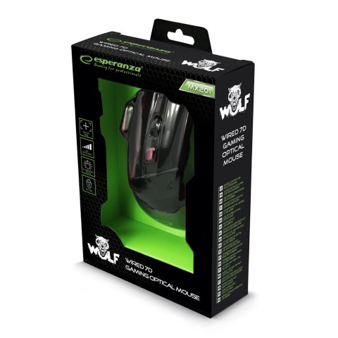 EGM201R MYSZ PRZEWODOWA DLA GRACZY 7D O PTYCZNA USB MX201 WOLF CZERWONA EGM201R MYSZ PRZEWODOWA DLA GRACZY 7D O PTYCZNA USB MX201 WOLF CZERWONA