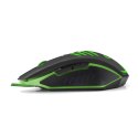 EGM209G MYSZ  PRZEWODOWA DLA GRACZY 6D O PTYCZNA USB MX209 CLAW ZIELONA