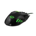 EGM401KG MYSZ  PRZEWODOWA DLA GRACZY 7D O PTYCZNA USB MX401 HAWK CZARNO-ZIELONA