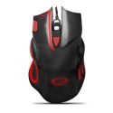 EGM401KR MYSZ  PRZEWODOWA DLA GRACZY 7D O PTYCZNA USB MX401 HAWK CZARNO-CZERWONA