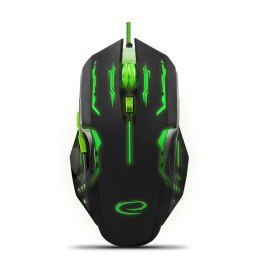 EGM403G MYSZ  PRZEWODOWA DLA GRACZY 6D O PTYCZNA USB MX403 A PACHE ZIELONA