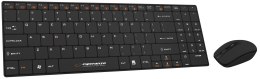 EK122K ZESTAW BEZ PRZEWODOWY KLAWIATURA + MYSZ 2.4GHZ USB LIBERTY CZARNY