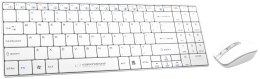 EK122W ZESTAW BEZ PRZEWODOWY KLAWIATURA + MYSZ 2.4GHZ USB LIBERTY BIAŁY