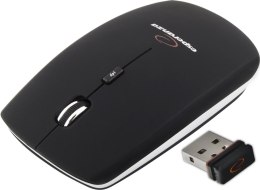 EM120K MYSZ BEZ PRZEWODOWA 2.4GHZ 4D O PTYCZNA USB SATURN CZARNA
