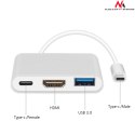 MCTV-840 52385 ADA PTER USB-C - HDMI / USB 3.0 / USB-C METALOWA OBUDOWA 4K
