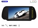 MONITOR LCD 7CALI W LUSTERKU WSTECZNYM 12V 24V... (NVOX NW701M)