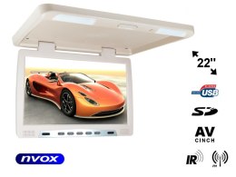 MONITOR  PODWIESZANY  PODSUFITOWY LCD 22CALI CALE LED USB SD IR FM... (NVOX RF2289U BE)