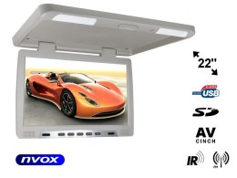 MONITOR  PODWIESZANY  PODSUFITOWY LCD 22CALI CALE LED USB SD IR FM... (NVOX RF2289U GR)