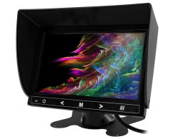 MONITOR SAMOCHODOWY LUB WOLNOSTOJĄCY LCD 7CALI CALI HD AV Z OBSŁUGA DO 2 KAMER 4PIN 12V... (NVOX