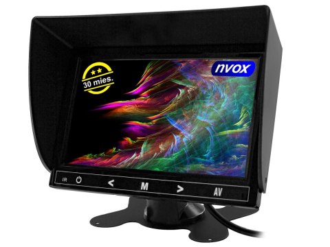 MONITOR SAMOCHODOWY LUB WOLNOSTOJĄCY LCD 7CALI CALI HD AV Z OBSŁUGA DO 2 KAMER 4PIN 12V... (NVOX MONITOR SAMOCHODOWY LUB WOLNOSTOJĄCY LCD 7CALI CALI HD AV Z OBSŁUGA DO 2 KAMER 4PIN 12V... (NVOX