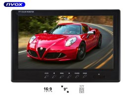 NVOX HT 990 MONITOR SAMOCHODOWY COFANIA LUB WOLNOSTOJĄCY LCD 9CALI CALI AV Z RAMKĄ 12V... (NVOX