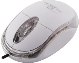 TM102W MYSZ  PRZEWODOWA 3D O PTYCZNA USB RA PTOR BIAŁA TITANUM