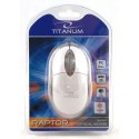 TM102W MYSZ  PRZEWODOWA 3D O PTYCZNA USB RA PTOR BIAŁA TITANUM