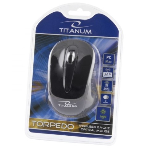 TM104K MYSZ BEZ PRZEWODOWA 2.4GHZ 3D O PTYCZNA USB TOR PEDO TITANUM TM104K MYSZ BEZ PRZEWODOWA 2.4GHZ 3D O PTYCZNA USB TOR PEDO TITANUM