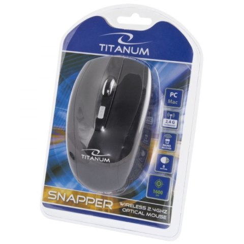 TM105K MYSZ BEZ PRZEWODOWA 2.4GHZ 6D O PTYCZNA USB SNA P PER TITANUM TM105K MYSZ BEZ PRZEWODOWA 2.4GHZ 6D O PTYCZNA USB SNA P PER TITANUM