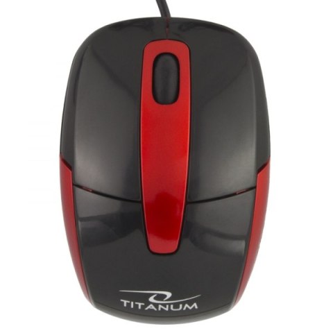 TM108K MYSZ PRZEWODOWA 3D O PTYCZNA USB BARRACUDA CZARNA TITANUM TM108K MYSZ PRZEWODOWA 3D O PTYCZNA USB BARRACUDA CZARNA TITANUM