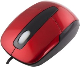 TM108R MYSZ  PRZEWODOWA 3D O PTYCZNA USB BARRACUDA CZERWONA TITANUM