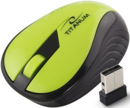 TM114G MYSZ BEZ PRZEWODOWA 2.4GHZ 3D O PTYCZNA USB RAINBOW ZIELONA