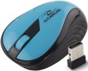 TM114T MYSZ BEZ PRZEWODOWA 2.4GHZ 3D O PTYCZNA USB RAINBOW TURKUSOWA