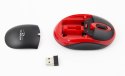 TM116R MYSZ BEZ PRZEWODOWA 2.4GHZ 3D O PTYCZNA USB VULTURE CZARNO-CZERWONA