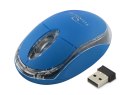 TM120B MYSZ BEZ PRZEWODOWA 2.4GHZ 3D O PTYCZNA USB CONDOR NIEBIESKA