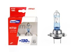 01406 ZESTAW ŻARÓWEK HALOGENOWYCH H7 12V 55W LUMITEC LIMITED +130% DUO BOx
