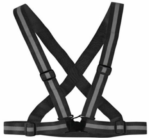 AG590B SZELKI ODBLASKOWE KAMIZELKA BLACK AG590B SZELKI ODBLASKOWE KAMIZELKA BLACK