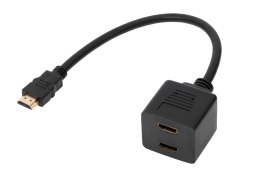 ADA PTOR HDMI WTYK-2 x GNIAZDO NA KABLU 30CM