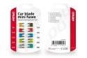 BEZ PIECZNIKI SAMOCHODOWE  PŁYTKOWE MINI ZESTAW 10 SZT. AMIO-01139