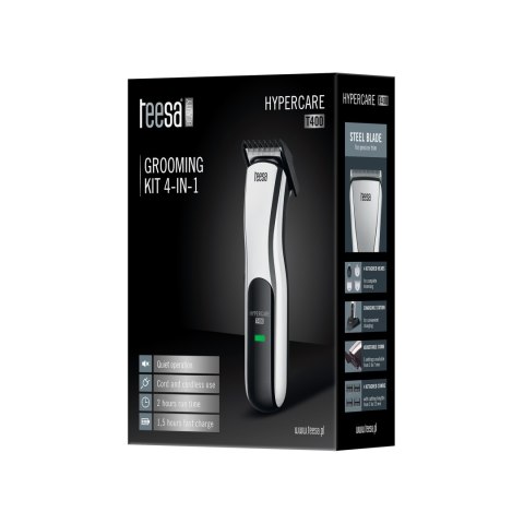 BEZ PRZEWODOWY ZESTAW DO PIELĘGNACJI OSOBISTEJ 4W1 HYPERCARE T400 BEZ PRZEWODOWY ZESTAW DO PIELĘGNACJI OSOBISTEJ 4W1 HYPERCARE T400