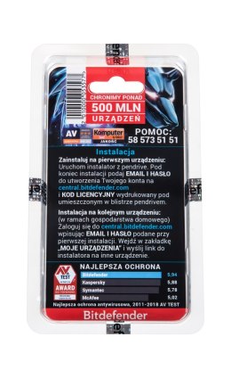 BITDEFENDER FAMILY PACK NA 1 ROK +  PENDRIVE 32GB