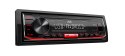 JVC KDX-162 RADIO SAMOCHODOWE USB RED